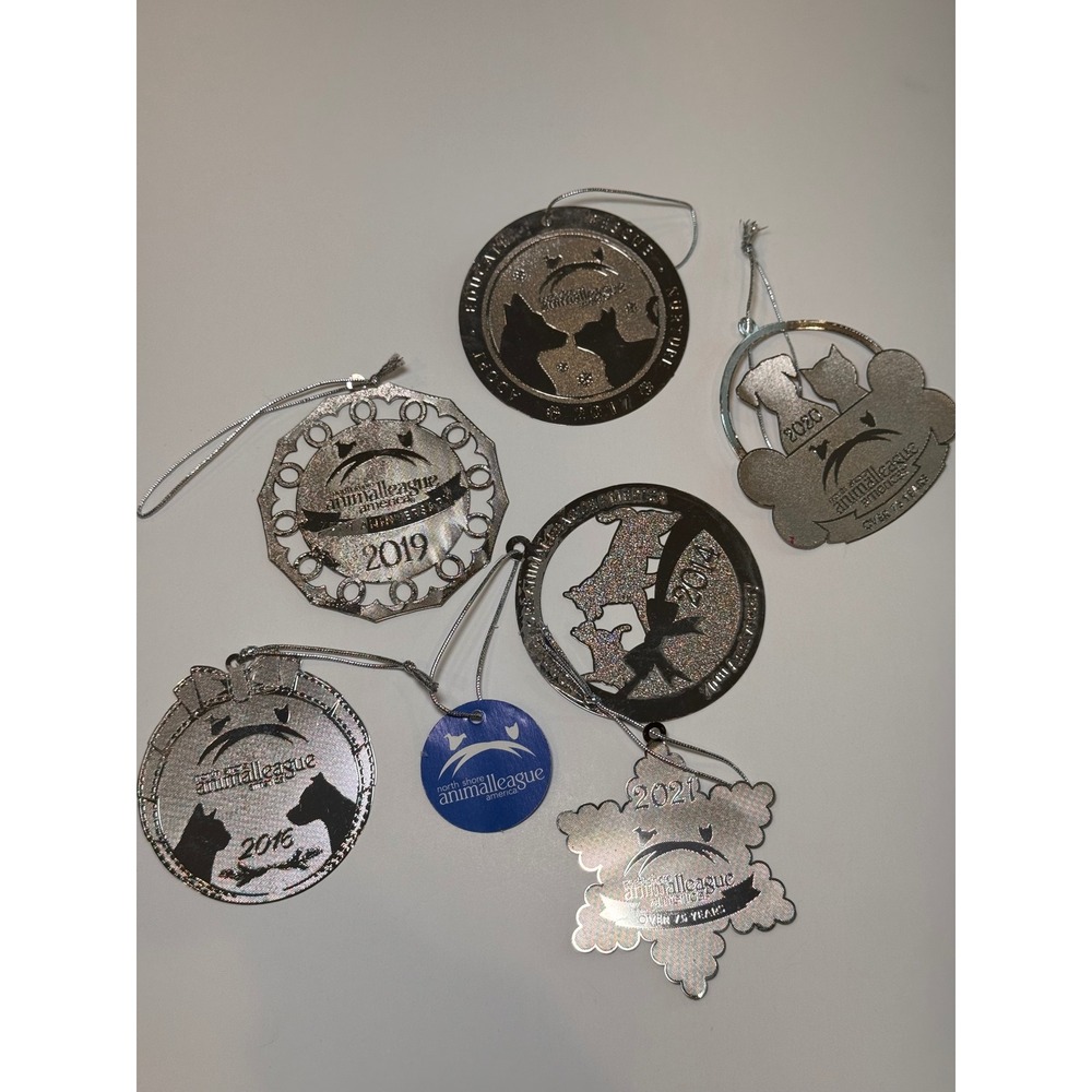 Animal League Christmas Ornaments 2014 2016 2019 2020 2021 Holiday Decorations